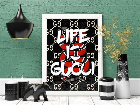 life is gucci wall art|gucci wallpaper transparent.